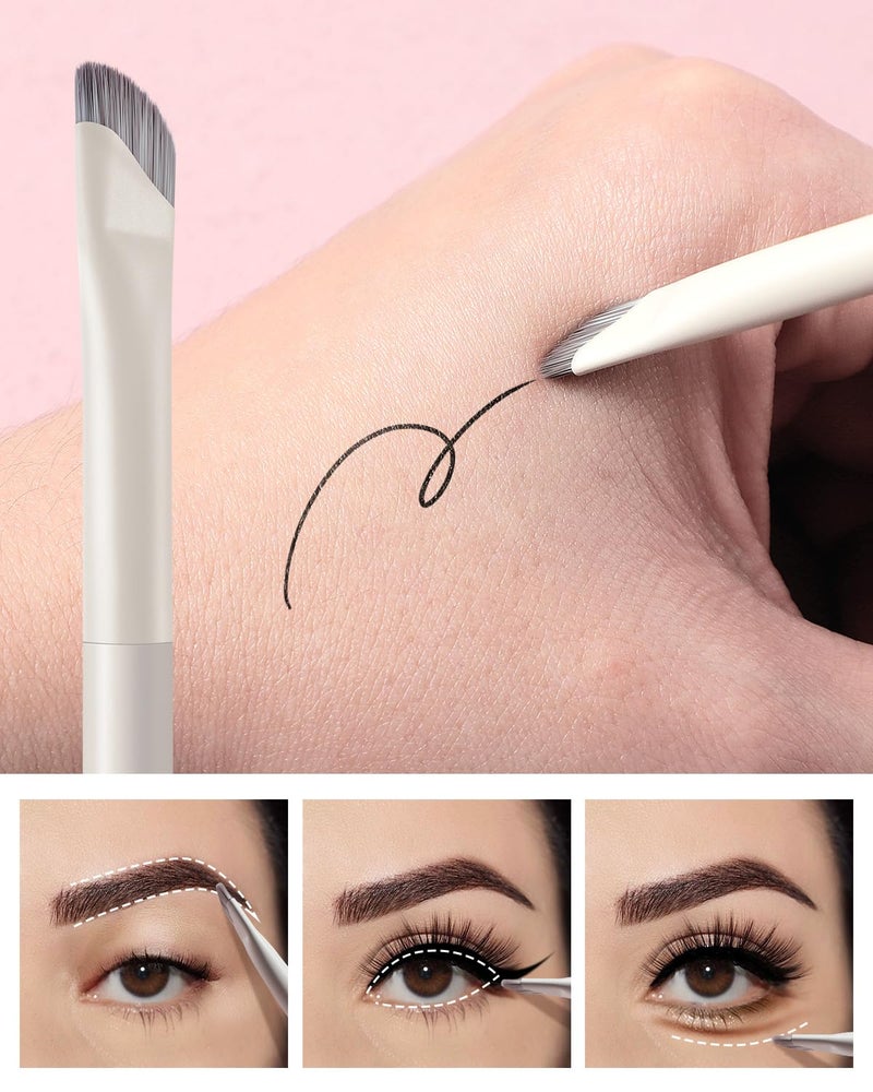 EIGSHOW Dual-Ended Precision Eyebrow Brush and Comb for Eyeliner Lining, Sculpting Brows, Professional Eye Makeup Tools (D109B) - Image 4